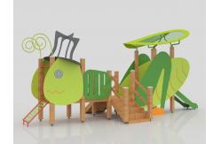 China Exercise Fun Plastic Childrens Climbing Frames Outdoor Playground Equipment Slide supplier