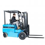 Logistics Distribution Small Electric Powered Forklift ride on forklift truck 3m Lift Height for sale