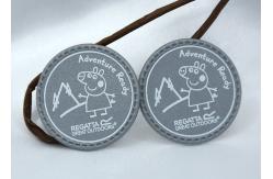 China 2 In 1 Sail TPU Clothing Labels Custom Reflective Patches For Clothing supplier