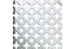 China 6mm thickness Full Leaf Clover Pattern  Perforated Metal Sheets supplier