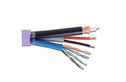 China Composite Communication Rg6 Cat6 Cat5e Optical Coaxial Cable supplier