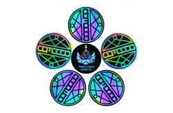 China Custom Shapes Brand Protection 3D Holographic Stickers supplier