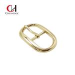 Brass Oval Center Bar Belt Buckles Thickness 5mm Anti Erosion for sale