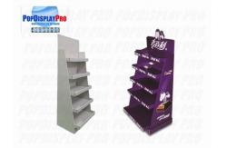 China Purple Visual Merchandising Custom Cardboard POP Displays 5 Tier Cadbury Milk Chocolate supplier