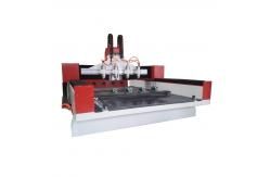 China Wood CNC Rotary Engraving Machine 4 Axis Cutting Router Machine 4 Spindle Head supplier
