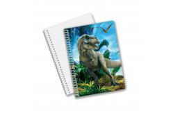 China Good Quality Personalized 3D lenticular PET material Promotion Gift Spiral 3D Printing Notebook supplier