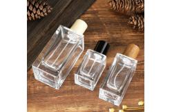 China OEM 8.7cm 30ml Crystal Glass Bottles Cosmetic Perfume Shockproof Decal Surface supplier