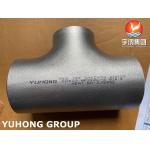 Buttweld Fittings ASTM A403 WP316L Reducing Tee Customized Size B16.9 for sale