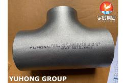 China Buttweld Fittings ASTM A403 WP316L Reducing Tee Customized Size B16.9 supplier