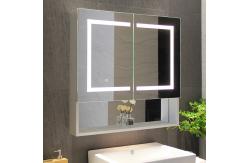 China Smart Mirror with Bluetooth and LED Lighted Rectangle Medicine Cabinet supplier