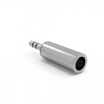 Audio Video 1/8 3.5mm stereo jack  Plug Connector Waterproof Metal Material for sale
