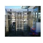 Shenzhen high quality tandem pedestrian access control gate fix rotational turnstile with fours arm revolving for sale