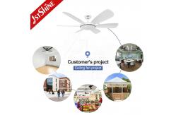 China 6-Blade LED Ceiling Fan with Remote Control and Customizable Suspension Length supplier