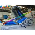 Kids Inflatable Inflatable Corkscrew Water Slide Yellow For Business for sale