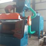 Belt Type Steel Shot Blasting Machine Metal Cleaning Customized Design for sale