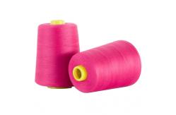 China Dyed Sewing Polyester Thread , Ring Spun Polyester Thread For Sewing Machine supplier
