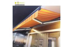 China Acrylic polyester Electric Waterproof Retractable Awning Arm supplier