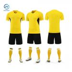 Elevate Your Game with Dynamic Soccer Kits Moisture-Wicking Breathable Mesh Bold Stripes Custom Team Jersey for sale