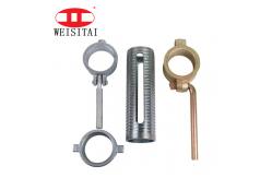 China 3mm Thick Galvanized Shoring Pipe Scaffold Parts Prop Sleeve supplier