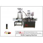 One Heads Bottle Capping Machine / ROPP Aluminum Screw Cap Crimping Machine for sale