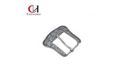 China Practical Printing Metal Belt Buckles Nickel Plated Antirust supplier