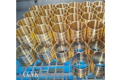 China Solid Self Lubricating Bronze Bearings Bushing Thin Wall Big Diameter OD supplier