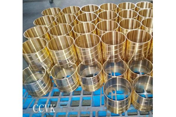 Solid Self Lubricating Bronze Bearings Bushing Thin Wall Big Diameter OD