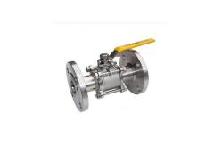 China SS304 SS316 CF8M Three Piece Flange Ball Valve Cast Iron Material supplier