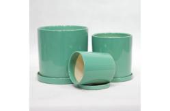 China Modern Glossy Ceramic Pots Lightweight For Indoor Decoration supplier