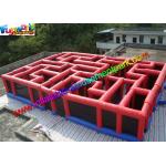Funny Inflatable Sports Games Laser Tag Air Inflatable Maze Durable for sale