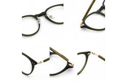 China Personality Unique Handmade Acetate Optical Frames Unisex MR 98A06 supplier