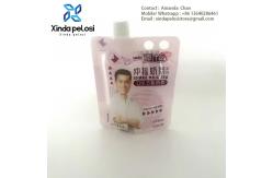 China Custom Stand Up Pouches Food Grage Large Capacity Wine Purse With Spout supplier