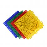 Suspended Plastic Interlocking Flooring Blue PP Badminton Court Floor for sale