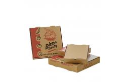China CMYK Offest Printing Corrugated Cardboard Pizza Delivery Box Packaging 15Inch supplier