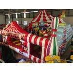 Large Inflatable Fun City Cute Circus Clown Jumping House For Toddler