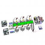 SUS 304 UHT Milk Processing Line 1000-100000LPH Capacity 12 Months Warranty for sale