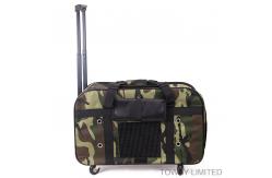 China  				Design Quality Dog Carriers Camouflage Portable Draw-Bar Pet Bags 	         supplier