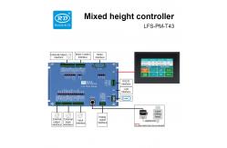 China Ruida Metal Open Loop Capacitive Height Controller Z Axis LFS-PM-T43 supplier
