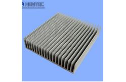 China Silkscreened Aluminum Heatsink Extrusion Profiles Round / Square / Triangle supplier