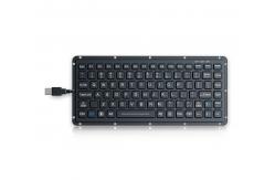 China IP65 Silicone Rugged Keyboard Carbon On Gold Key Switch Technology With Backlight supplier