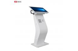 China Windows Self Service Kiosk Touch Screen 21.5 Inch QR Code Scanner Kiosk supplier