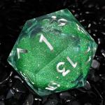 20D Single Resin Running Sand Dice Set Cruzu'S Call RPG#DND#Coc for sale