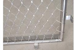 China Customized Cable Rope Mesh Fencing With Frame 2.0Mm Rope Wire supplier