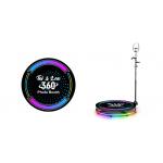 Automatic 360 Spin Booth With LED Ring Light 360 Platform Photo Booth