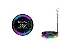 China Automatic 360 Spin Booth With LED Ring Light 360 Platform Photo Booth supplier