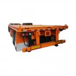 CIMC New 1-Axle Flatbed Skeleton Semi-Trailer Steel Container Truck with Wabco Brake System for sale