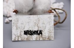 China Custom Cotton Printing Ink Logo Screen Printing Label For Garments supplier