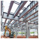 Prefabricated Metal Storage Buildings , Sandwich Panel Steel Building Workshop Garage for sale
