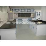 8mm Worktop Chemistry Lab Furniture , PP Material Island Table For Laboratory for sale