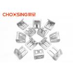 4 Holes Upholstery Spring Clips Plastic Half Covered 1.0mm Thickness Staple Clips